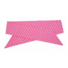 Pink Polka Dot Self Tie Headband