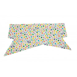 Rainbow Confetti Self Tie Headband