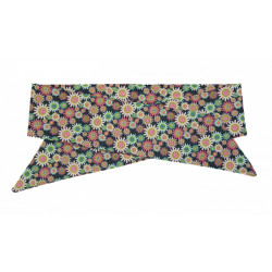Grey Sunny Daisies Self Tie Headband