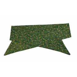 Christmas Green, Gold & Purple Stars Self Tie Headband