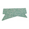 Green & Silver Swirl Self Tie Headband