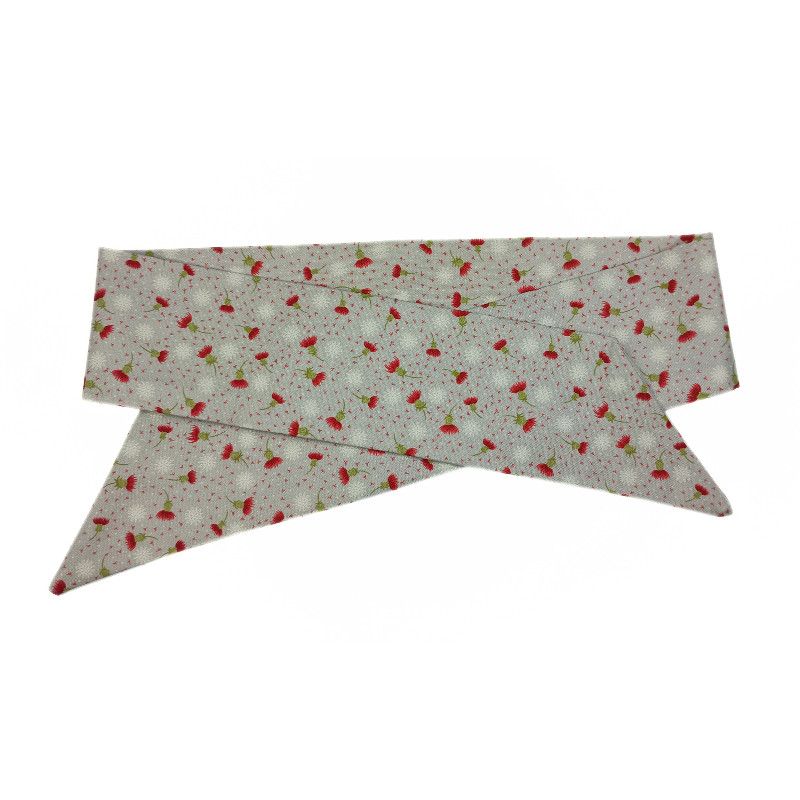 Christmas Snowflakes & Thistles Self Tie Headband