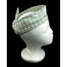 Teal & Pink Floral Self Tie Headband