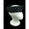 Black & Silver Stars Self Tie Headband