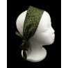 Christmas Green, Gold & Purple Stars Self Tie Headband