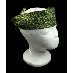 Christmas Green, Gold & Purple Stars Self Tie Headband