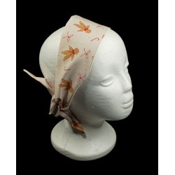 Christmas Gingerbread, Candy Canes & Bows Self Tie Headband