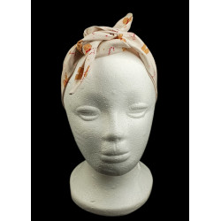 Christmas Gingerbread, Candy Canes & Bows Self Tie Headband