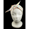 Rainbow Confetti Self Tie Headband