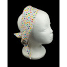 Rainbow Confetti Self Tie Headband