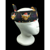 Christmas Highland Cows Self Tie Headband