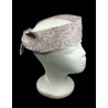Lilac & Silver Swirl Self Tie Headband