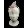Christmas Snowflakes & Thistles Self Tie Headband