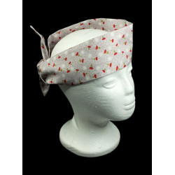 Christmas Snowflakes & Thistles Self Tie Headband