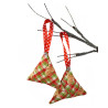 Christmas Scented Tree Decorations - Highland Cow Check