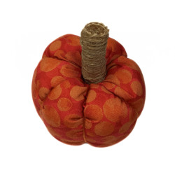 Red & Rust Scented Fabric Pumpkin