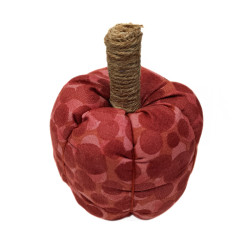 Dark Terracotta Scented Fabric Pumpkin
