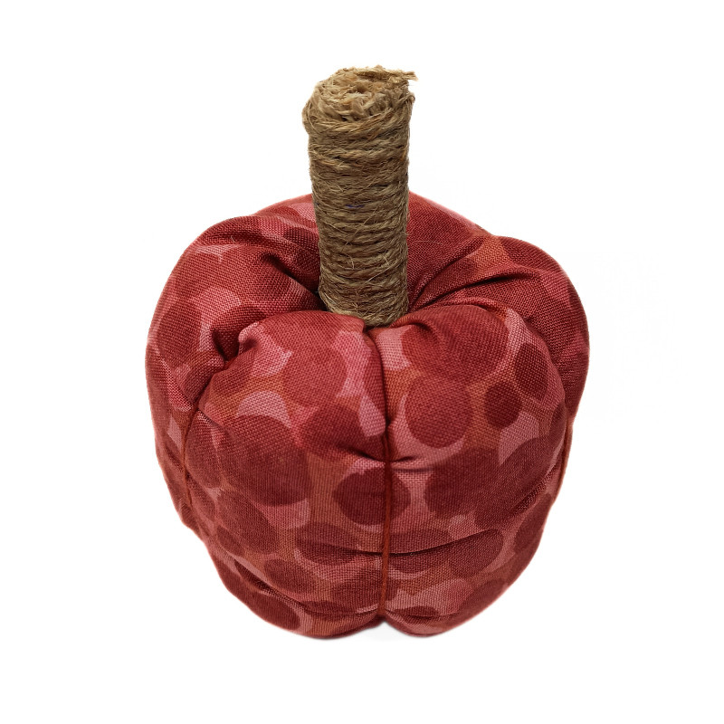 Dark Terracotta Scented Fabric Pumpkin