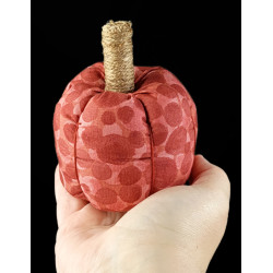 Dark Terracotta Scented Fabric Pumpkin