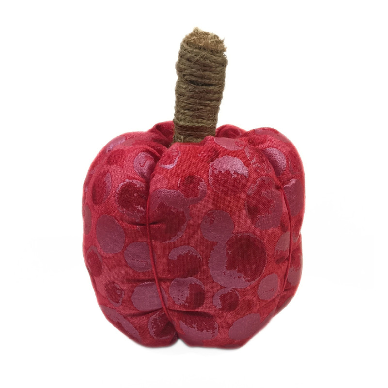 Pearlescent Red Scented Fabric Pumpkin