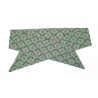 Teal Wishbone Floral Self Tie Headband