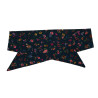 Midnight Meadow Floral Self Tie Headband
