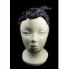 Midnight Meadow Floral Self Tie Headband