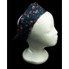 Midnight Meadow Floral Self Tie Headband