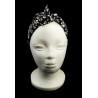 Black & White Paw Print Self Tie Headband