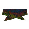 Black Rainbow Cockadoodle Self Tie Headband