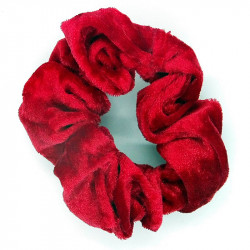 Red Velvet Hair Scrunchie