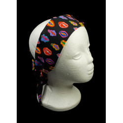 Black Vajayjay Self Tie Headband