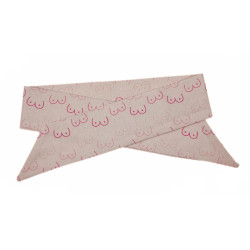 Pink Boobies Self Tie Headband