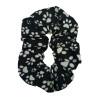 Black & White Paw Print Scrunchie