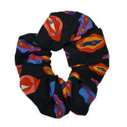 Black Vajayjay Scrunchie