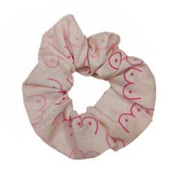 Pink Boobies Scrunchie