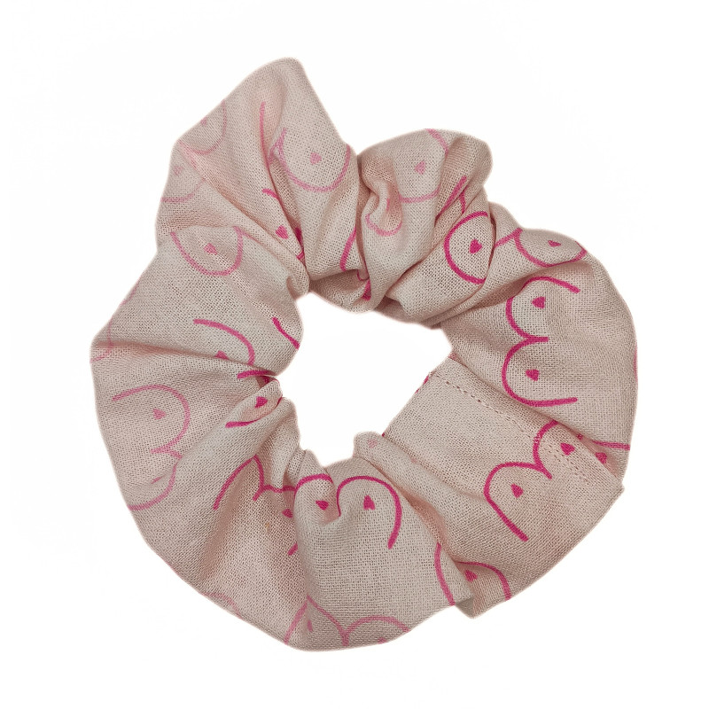Pink Boobies Scrunchie