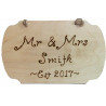 Personalised Wedding Plaque