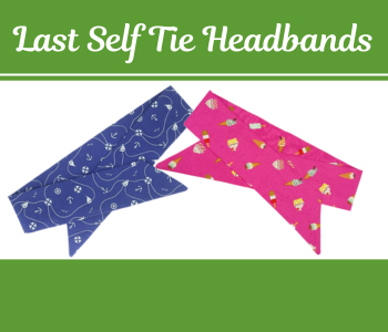 Last Self Tie Headbands in stock