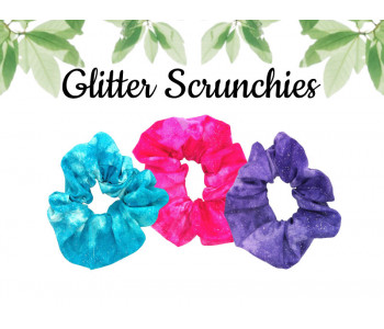 Glitter Scrunchies